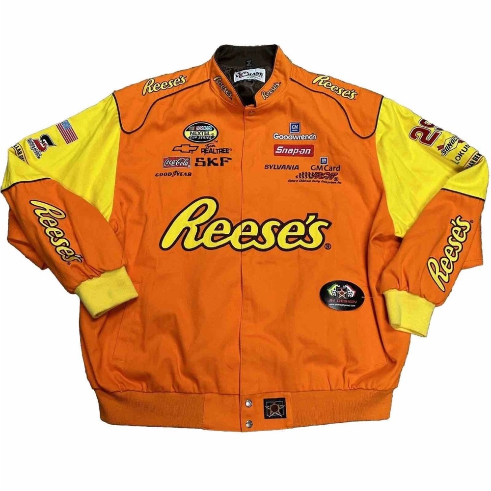 NEW VTG Chase Authentics KEVIN HARVICK Reese’s NASCAR Racing Jacket Reese’s 4XL
